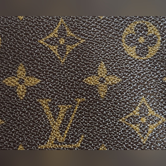 LOUIS VUITTON Rouge Monogram Coated Canvas Wallet/Wristlet/Bag - Picture 14 of 15